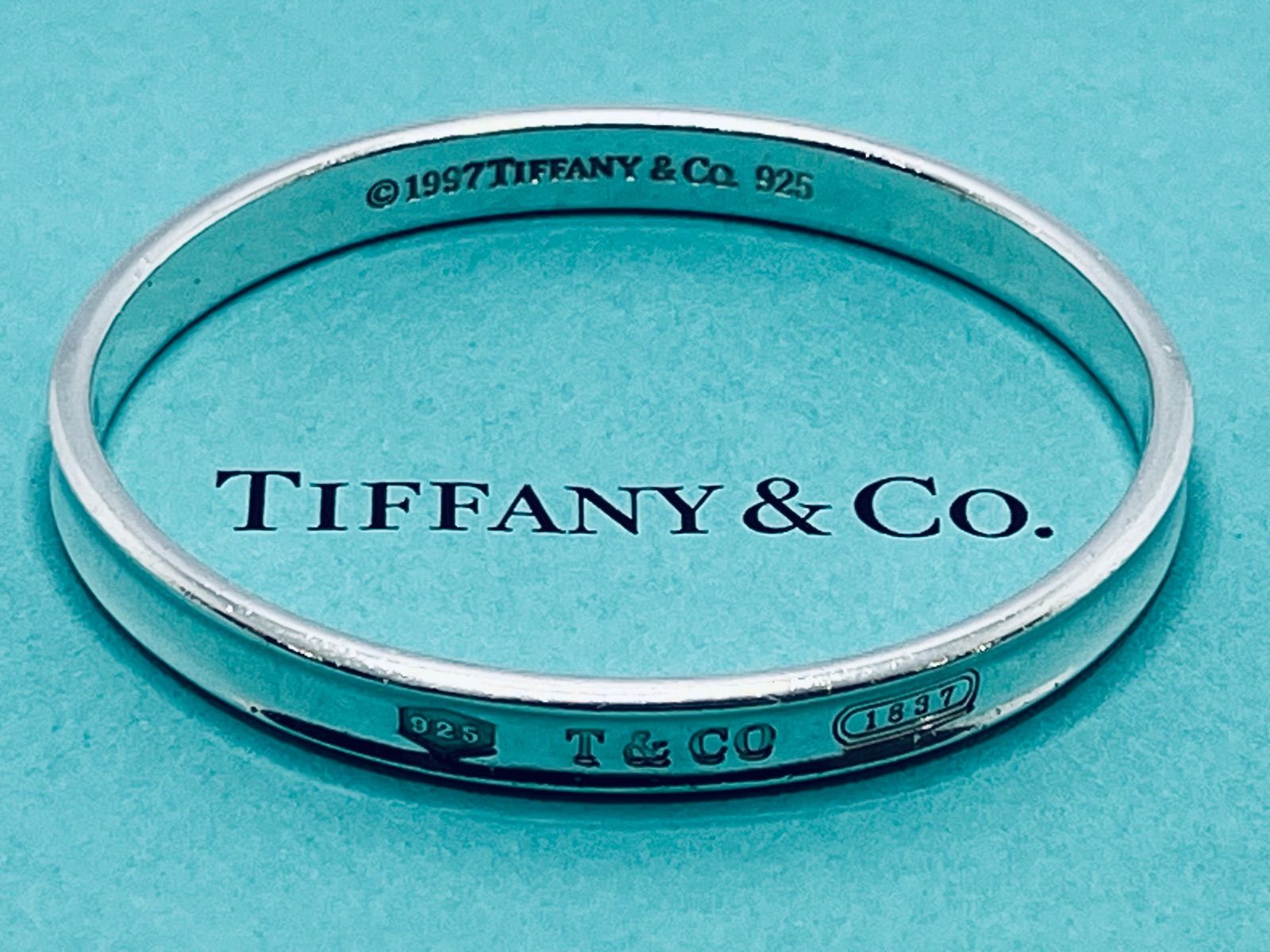 a167 Tiffany&Co. 1997 オールド ティファニー 1837 ナロー バングル