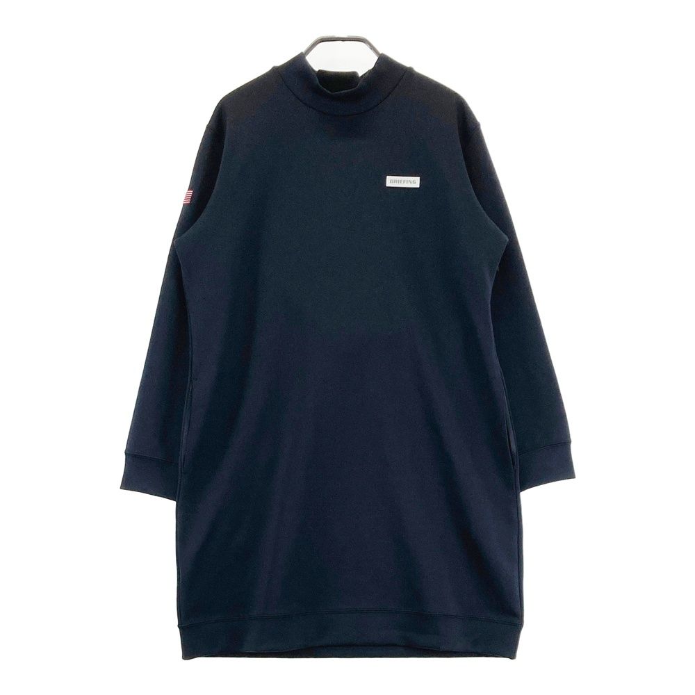 サイズ：M BRIEFING GOLF ブリーフィング エンボスロゴ ハイネック長袖