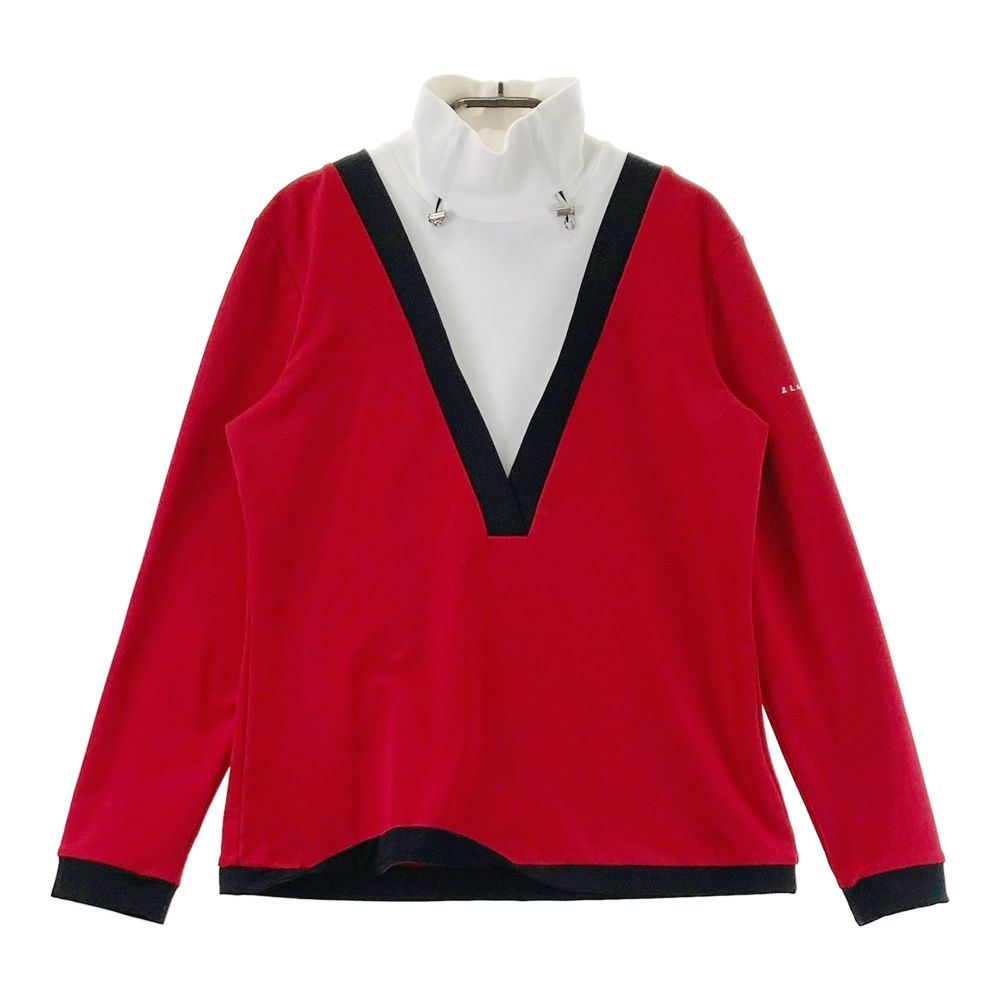 新品42 ランバンスポール 起毛 レッド 長袖シャツ