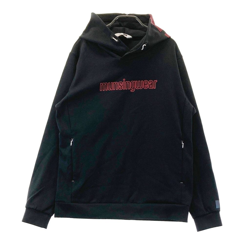 サイズ：L MUNSING WEAR マンシングウェア 長袖ポロシャツ ボーダー柄