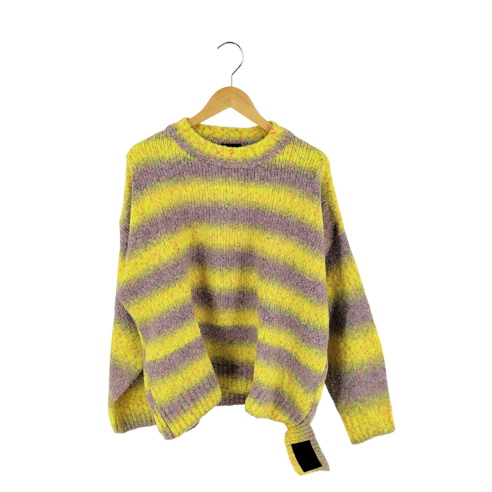 WE11DONE(ウェルダン) グラデーションニットセーター メンズ import：M 【中古】【ブランド古着バズストア】 ウェルダン WE11DONE グラデーションニットセーター メンズ import：M