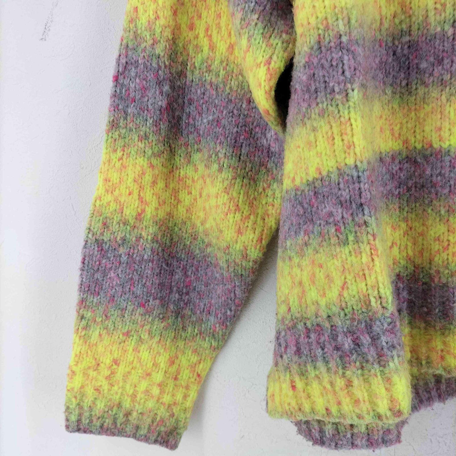 WE11DONE(ウェルダン) グラデーションニットセーター メンズ import：M 【中古】【ブランド古着バズストア】 ウェルダン WE11DONE グラデーションニットセーター メンズ import：M