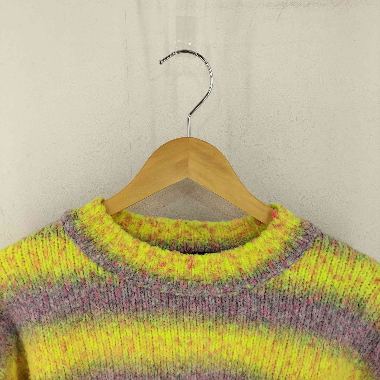 ウェルダン WE11DONE グラデーションニットセーター メンズ import：M