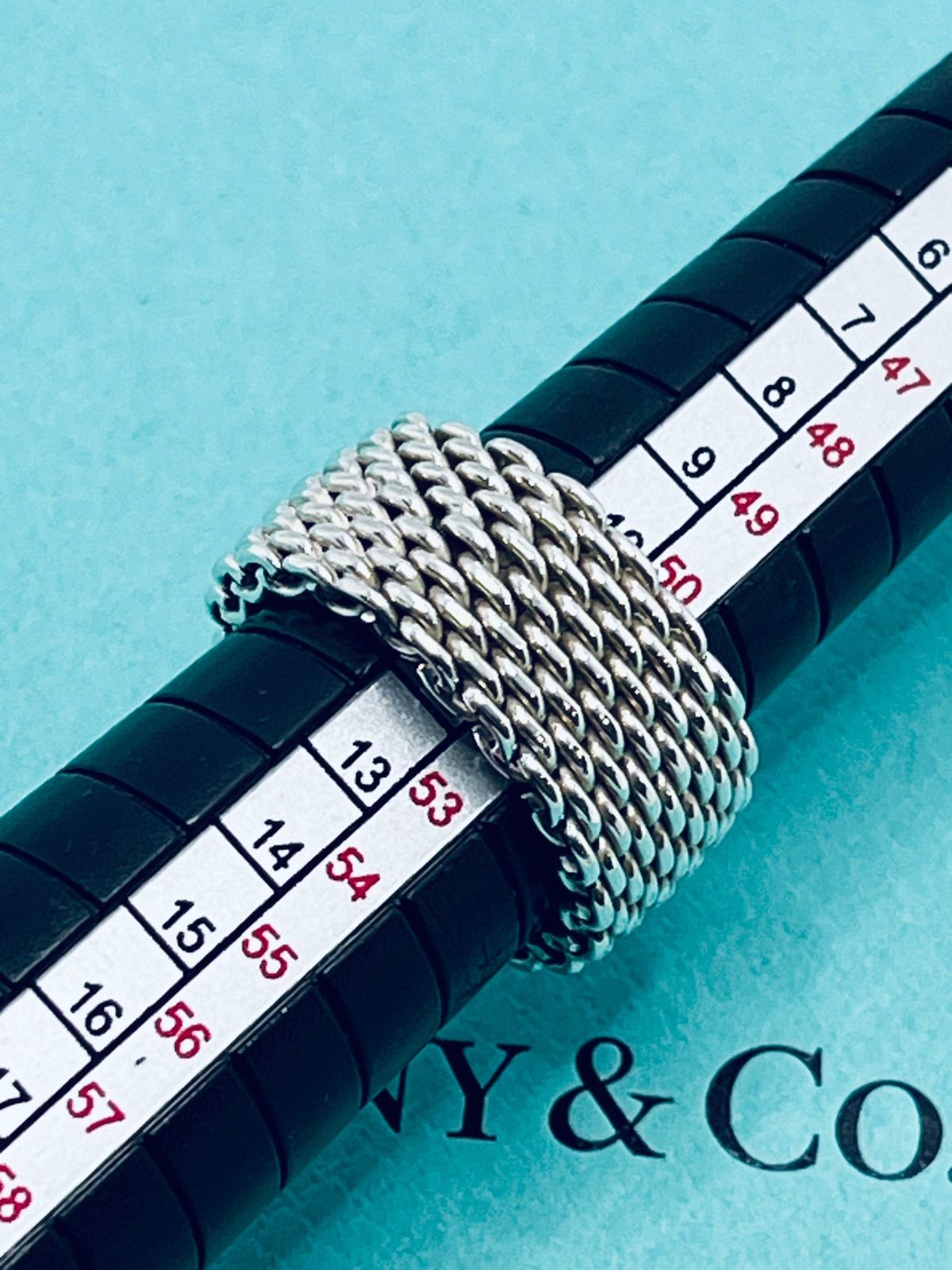 a165 Tiffany&Co. オールド ティファニー サマセット メッシュ リング