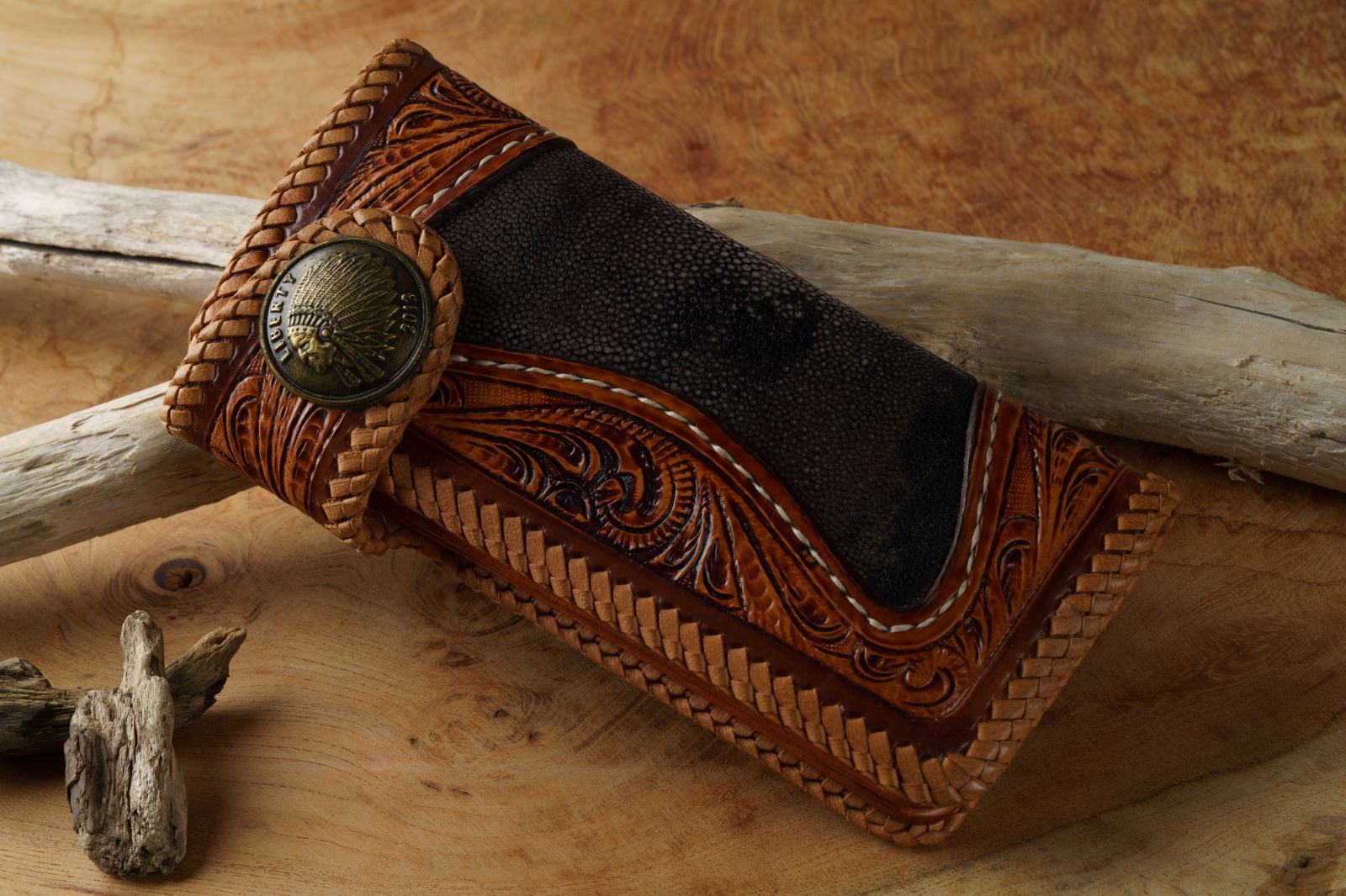 ハンドメイド バイカーズウォレット