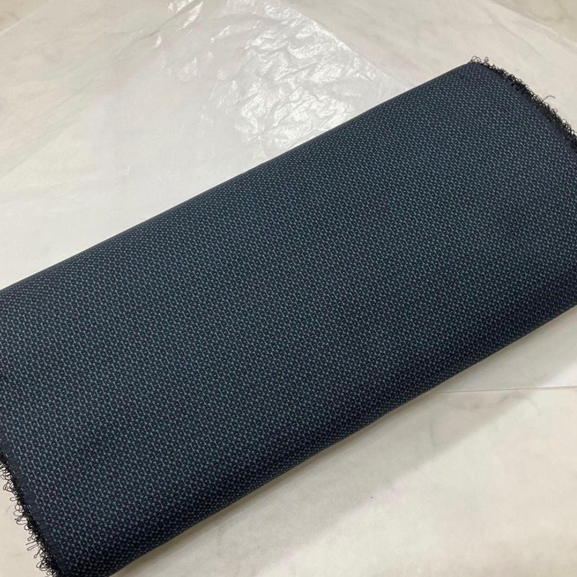 kimomo one⬛️男前屋⬛️お召し織⬛️亀甲絣⬛️正絹⬛️キングサイズ⬛️アンサンブル⬛️一疋⬛️反物⬛️正絹⬛️巾39 5