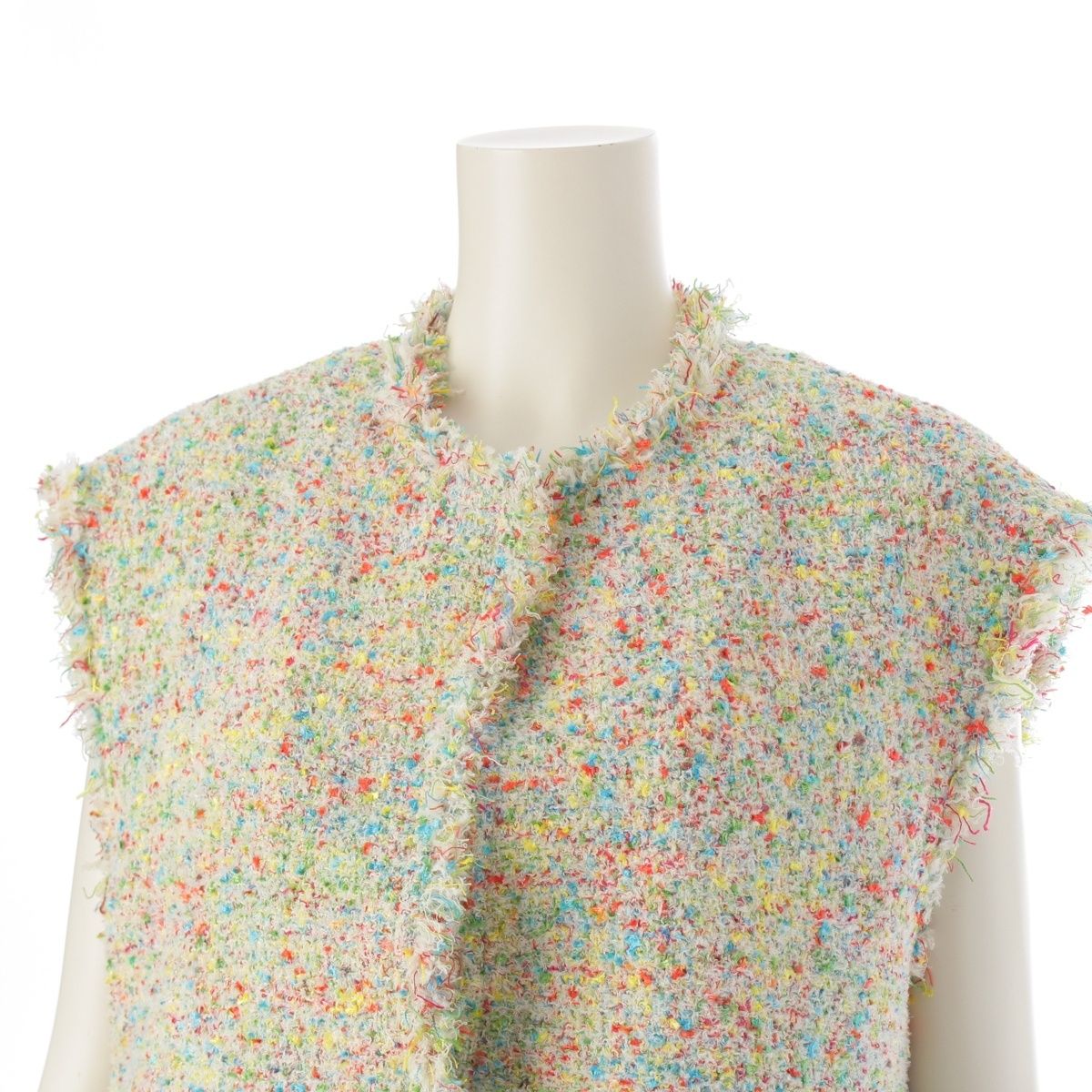 ドゥロワー 25SS コットン ナイロン SPRING ラメ ツイード