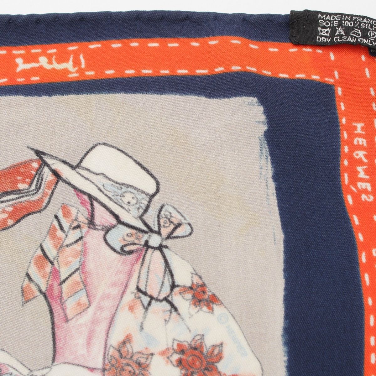 エルメス カレ70 パリモナミ ファッションショー シルク スカーフ