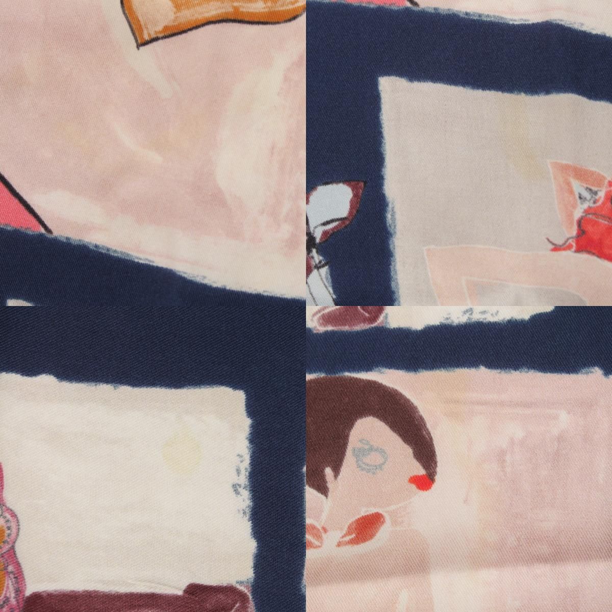 エルメス カレ70 パリモナミ ファッションショー シルク スカーフ