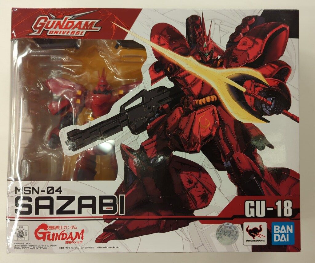 BANDAI SPIRITS GUNDAM UNIVERSE 機動戦士ガンダム 逆襲のシャア MSN-04 SAZABI GU-18