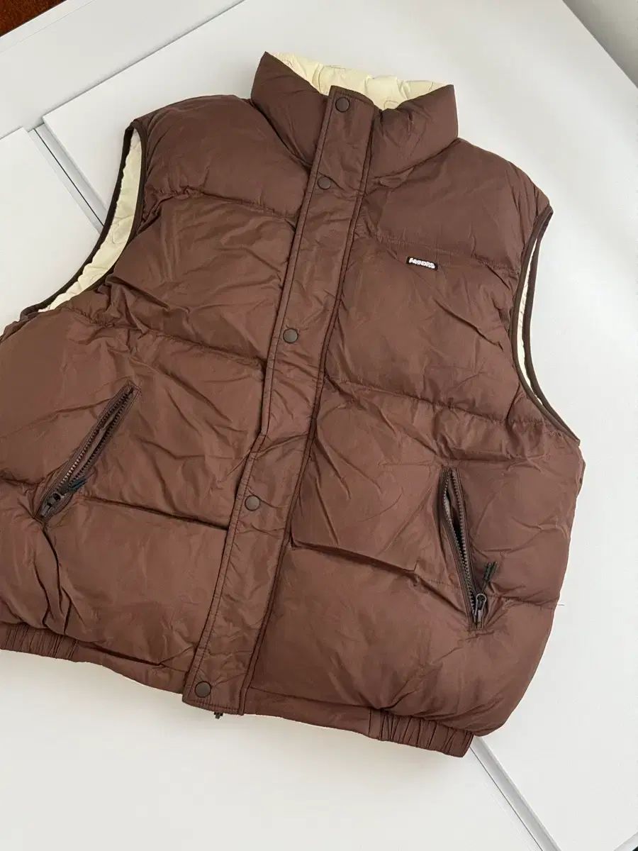 WKNDRS ウィークエンダーズ パズル パファー ダウン ベスト