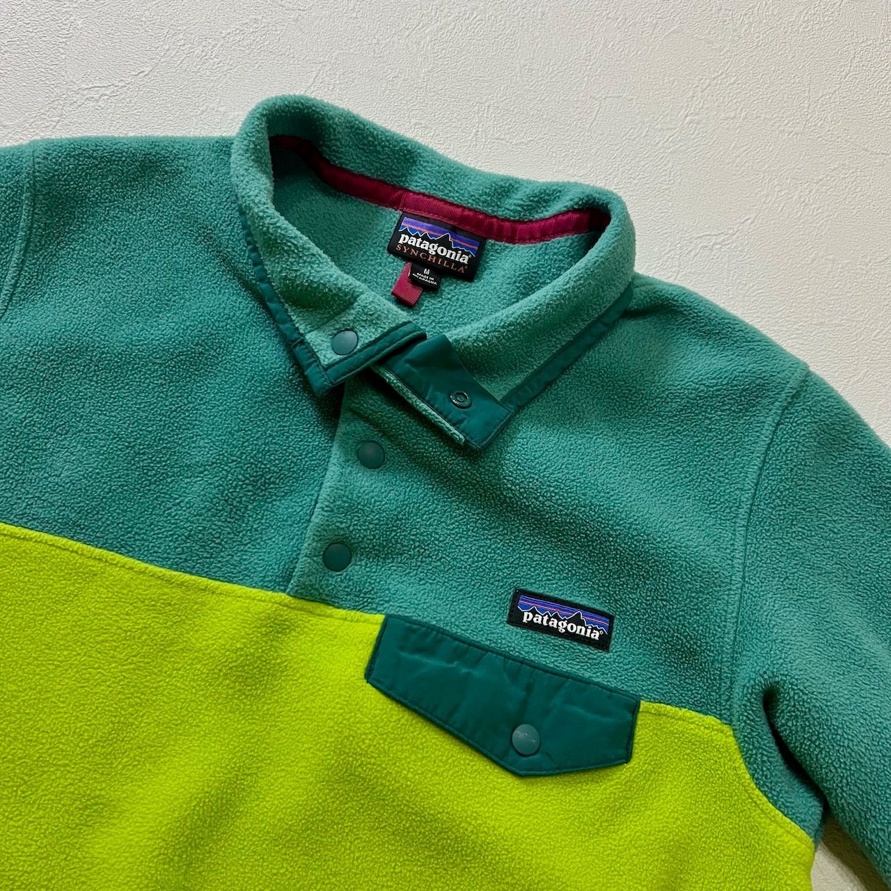 patagonia シンチラ スナップT フリース パタゴニア ミントグリーン