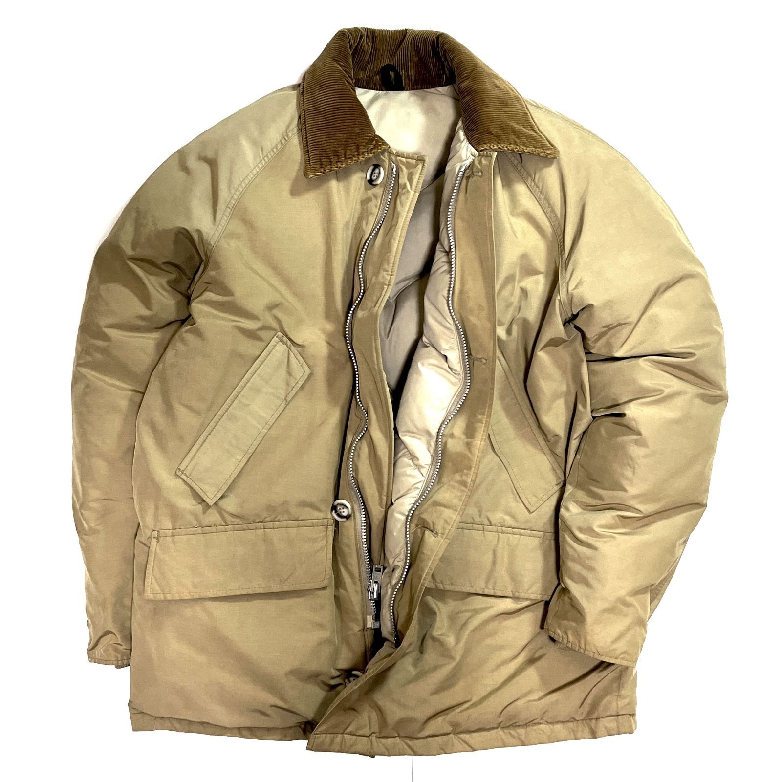 80s USA製 L.L.Bean エルエルビーン マッキーノ ダウンジャケット タン 