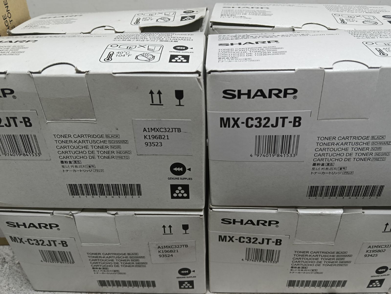 シャープ トナー MX-C 32 JT-B ブラック イエロー ブルー ピンク 2512 M