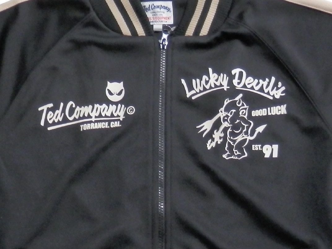 テッドマン TEDMAN XLサイズ ジャージ TJS 3700 ブラック エフ商会 TEDCOMPANY トラックジャケット ジャージ トップス メンズ