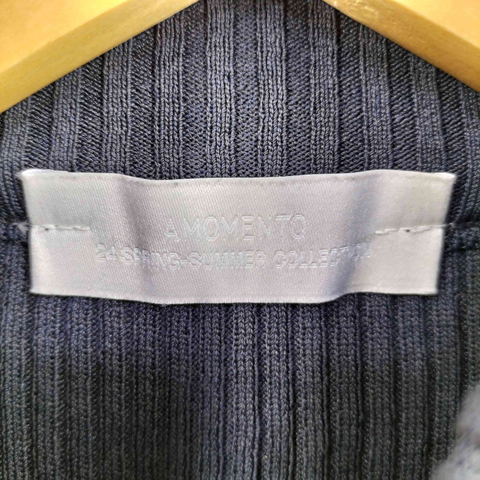 アモーメント amomento RIBBED MOCKNECK CARDIGAN レディース 0 - メルカリ