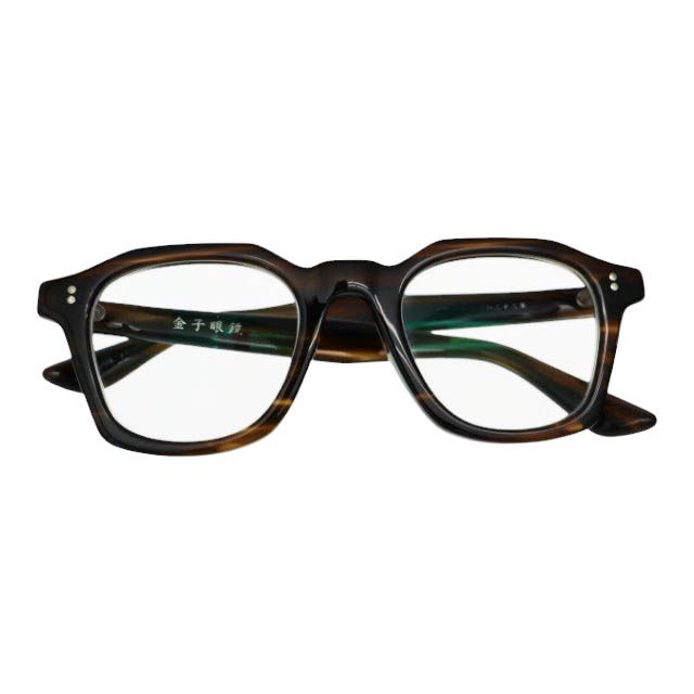 金子眼鏡 KANEKO OPTICAL ACETATE べっ甲柄 度入り ウェリントン 眼鏡 めがね メガネ KA-89 48 22-145 BRS 茶ブラウン ブランド古着ベクトル 251206