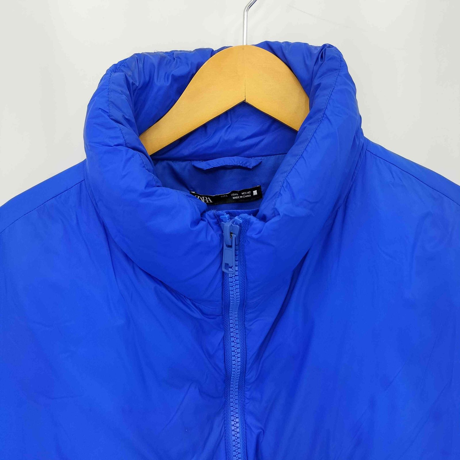 ザラ ZARA ハイネック ダブルジッパー 中綿 パデット ジャケット