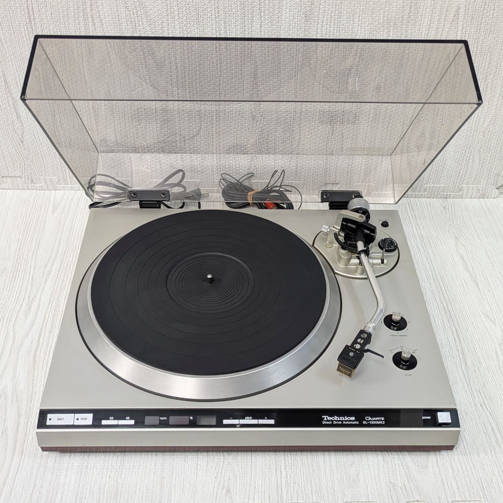 テクニクス ターンテーブル SL 1300 mk 2 205 C IIX Technics 取扱説明書