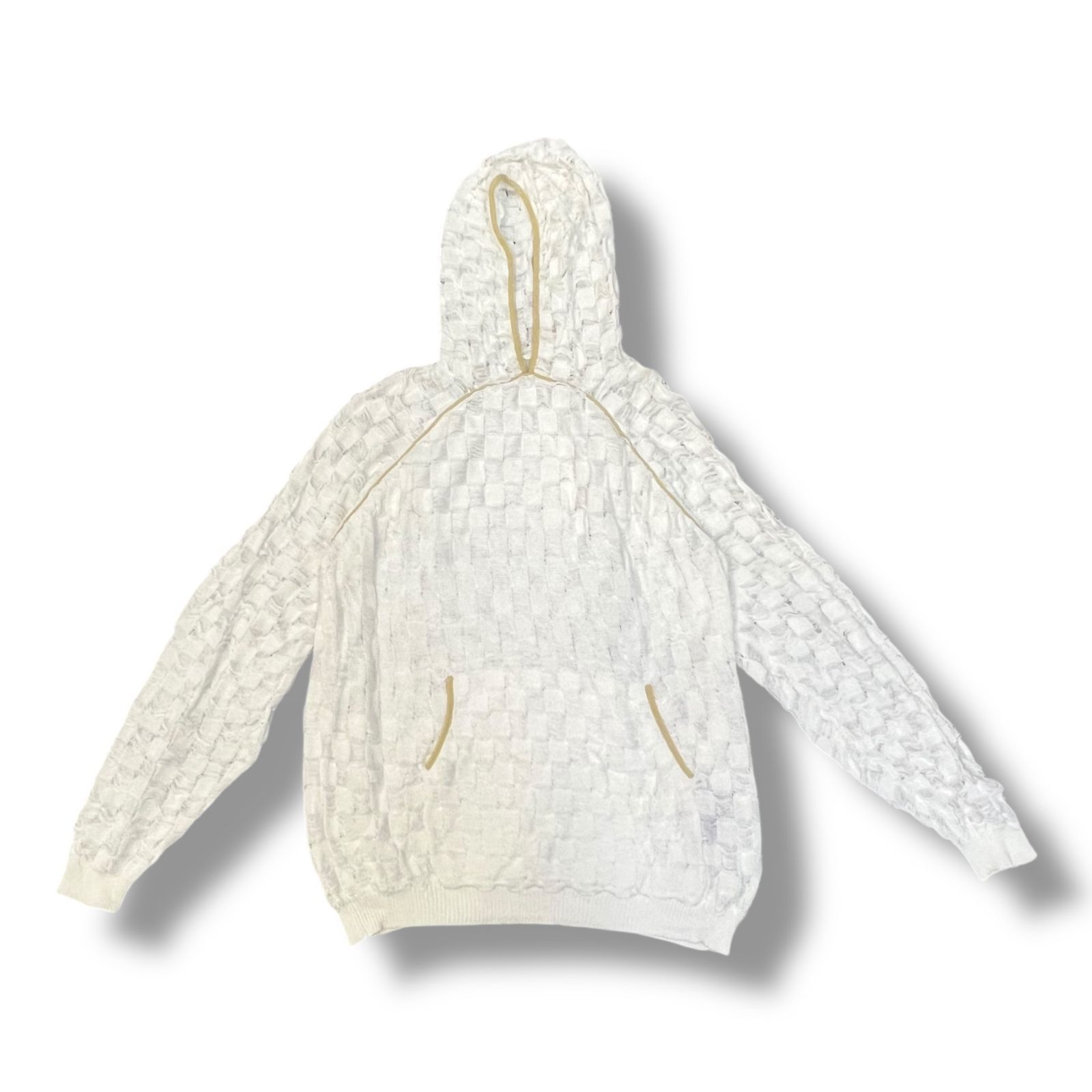 ISA BOLDER パーカー　フーディー Isa Boulder 24SS Chess Hoodie チェスフーディー ニットパーカーイサ