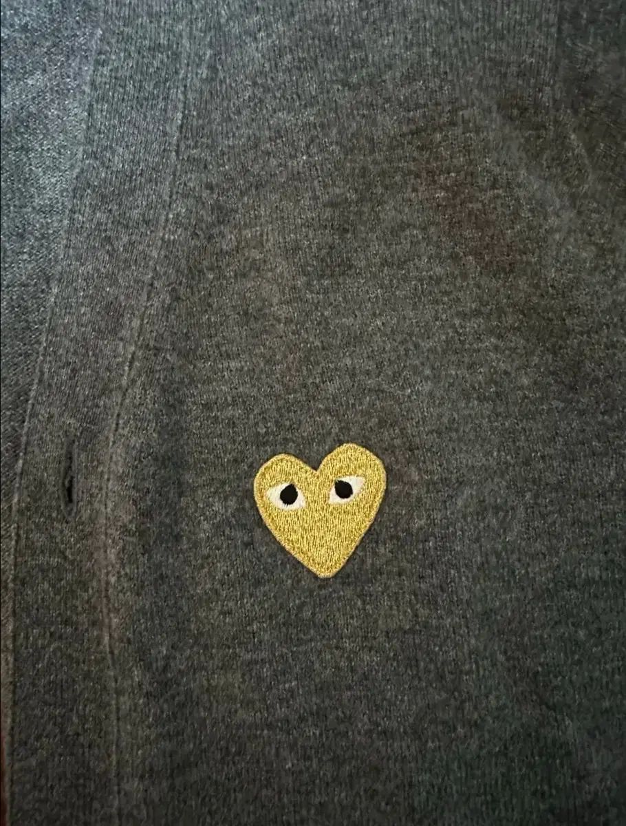 コム・デ・ギャルソン GOLD ワッペン カーディガン Vネック m