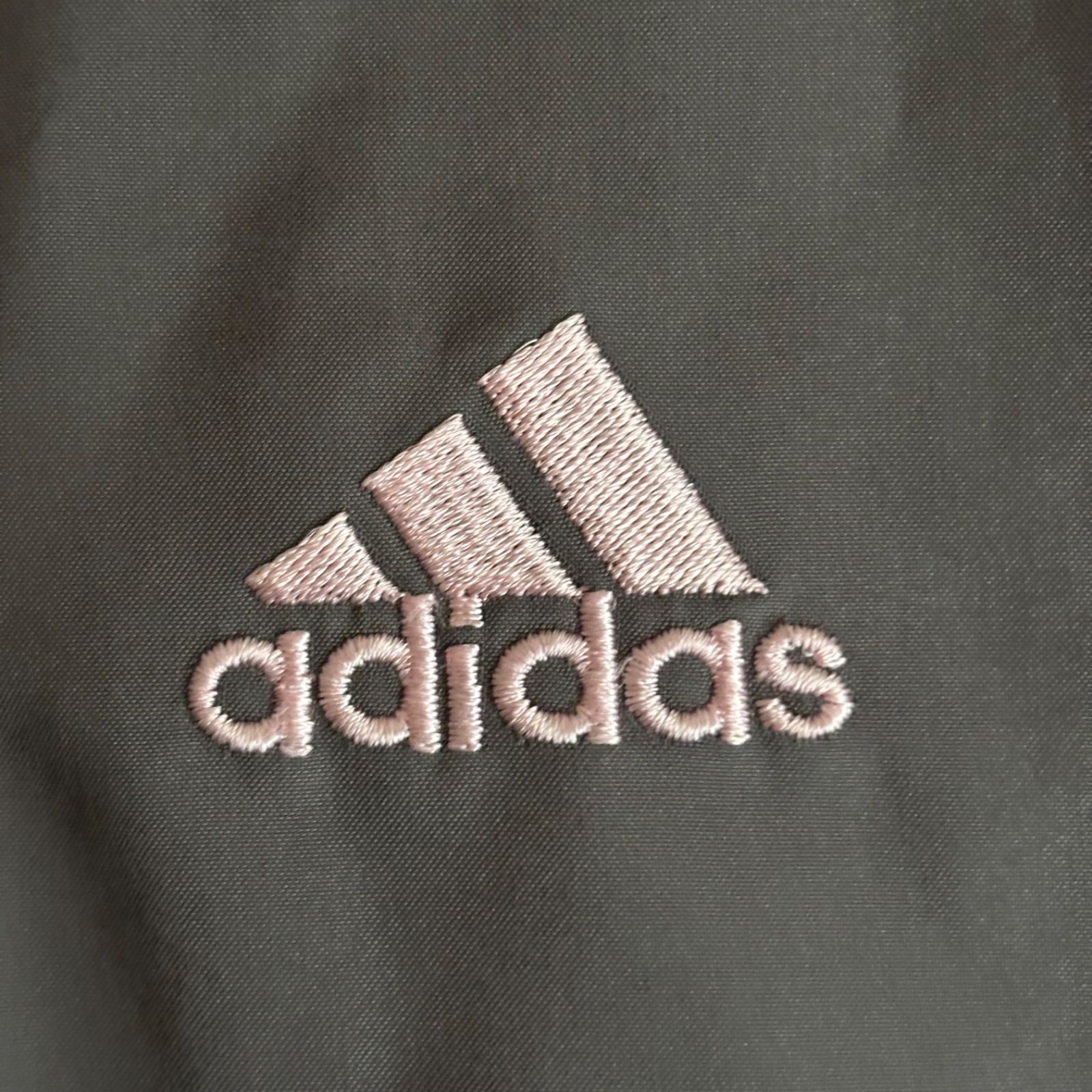 アディダス ベンチコート ZM1676 adidas アディダス ロングコート ベンチコート グレー×ピンク
