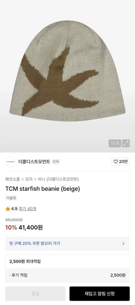 状態好し THECOLDESTMOMENT ビーニー