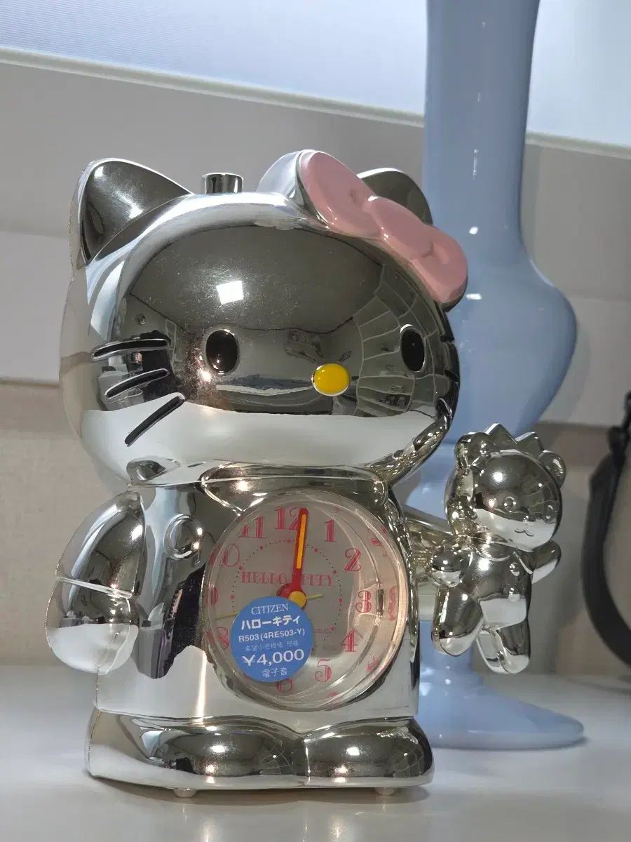 クラシック CITIZEN ハローキティ 目覚まし卓上時計