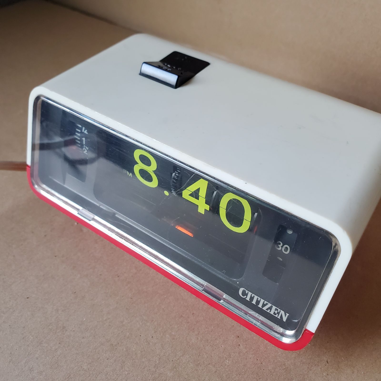 シチズン デジタル 置時計 CITIZEN 昭和レトロ パタパタ時計 CITIZEN