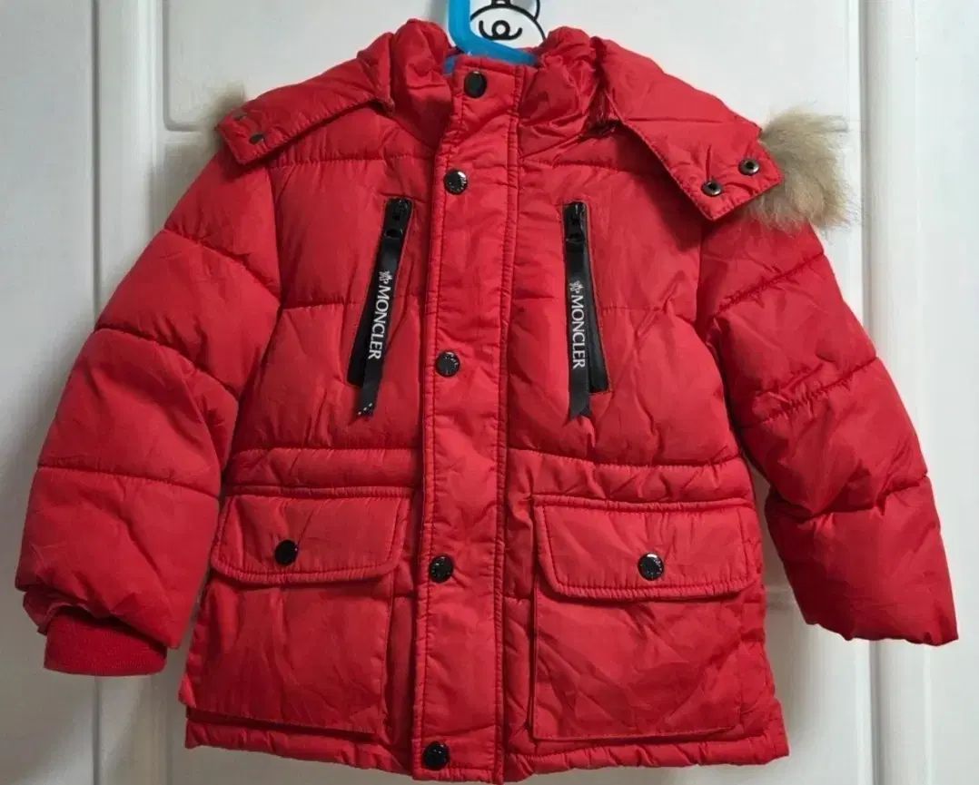 MONCLER モンクレール キッズ レッド ダウン アウター