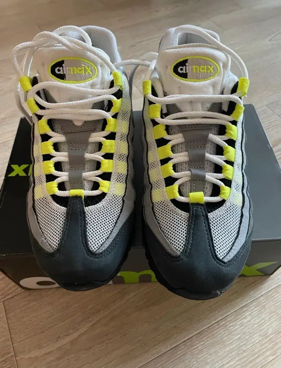 ナイキ エアマックス 95 ネオン イエロー 蛍光 230