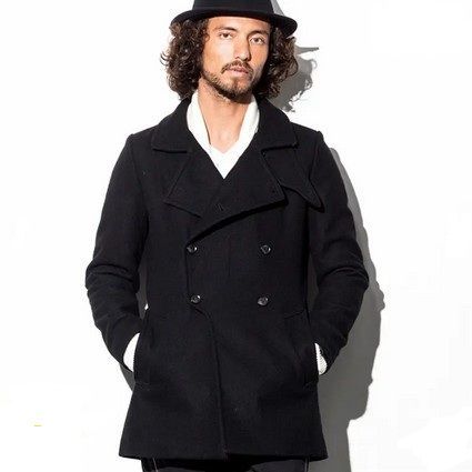 sizeM☆未使用☆AKM メルトンカッティングPコートメンズ wjk - メルカリ