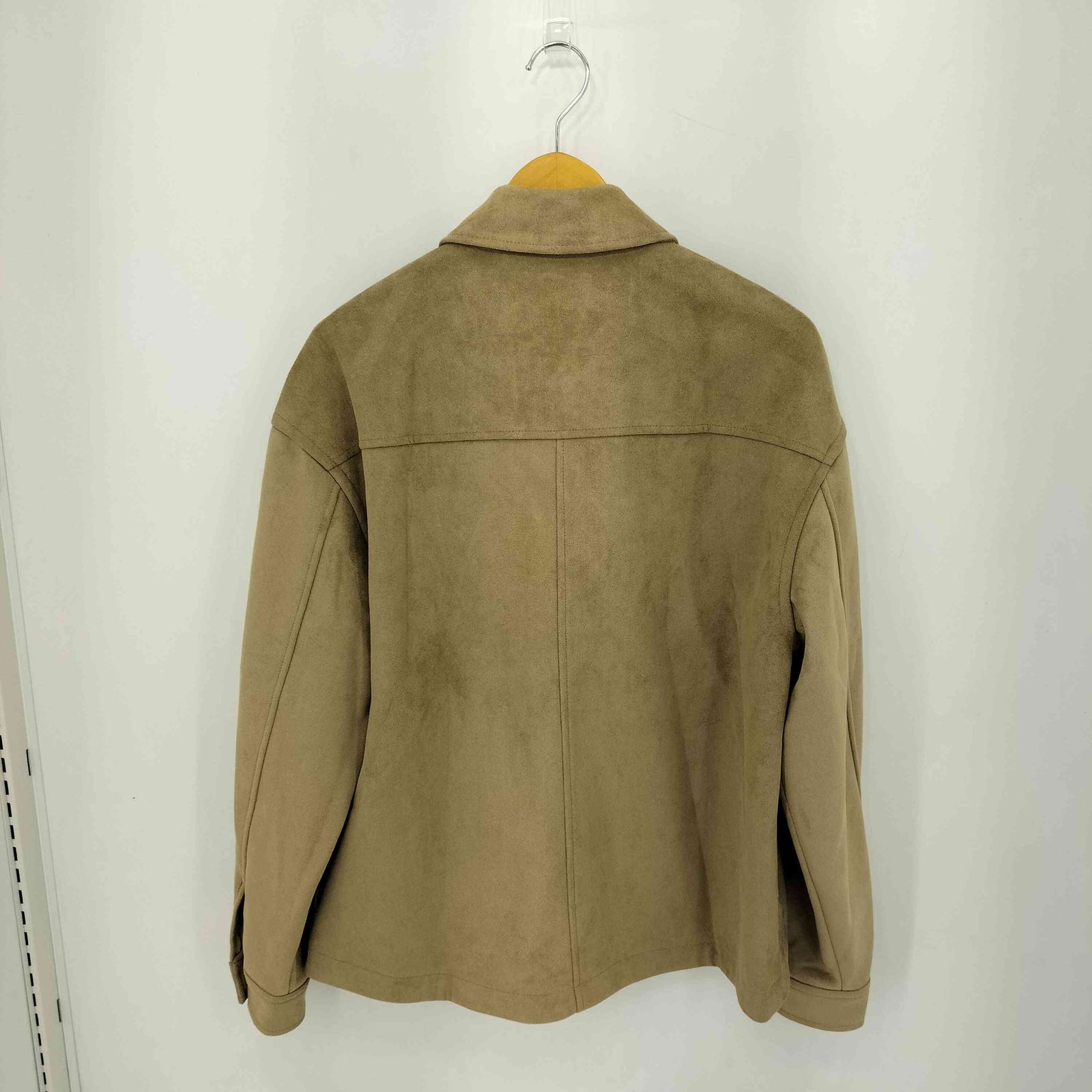 ZARA - 試着のみ\u203c️ZARA スエード風シャツジャケット \"XL\"の通販 ザラ ZARA フェイク スエード スウェード シャツジャケット メンズ  S