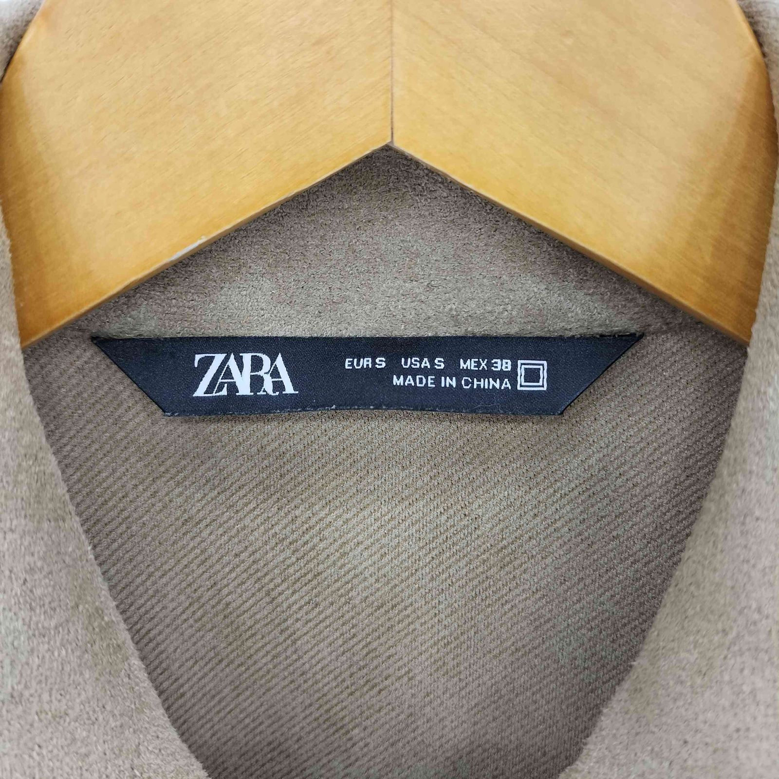 ZARA - 試着のみ\u203c️ZARA スエード風シャツジャケット \"XL\"の通販 ザラ ZARA フェイク スエード スウェード シャツジャケット メンズ  S