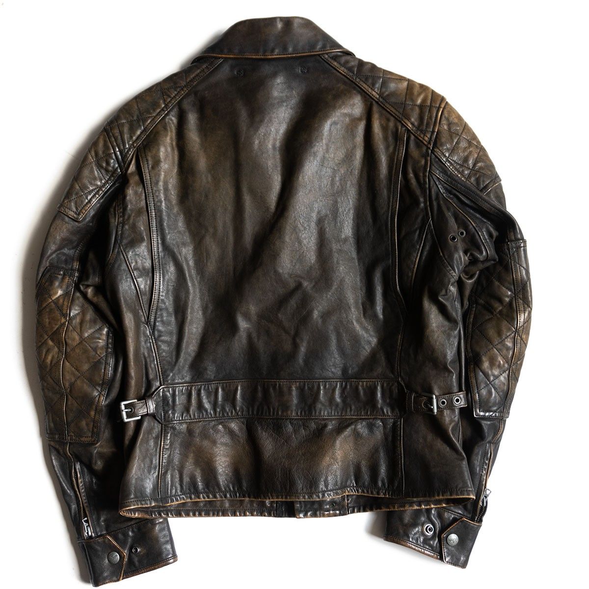 最高級品】POLO RALPH LAUREN 【LEATHER MOTORCYCLE JACKET】M レザー