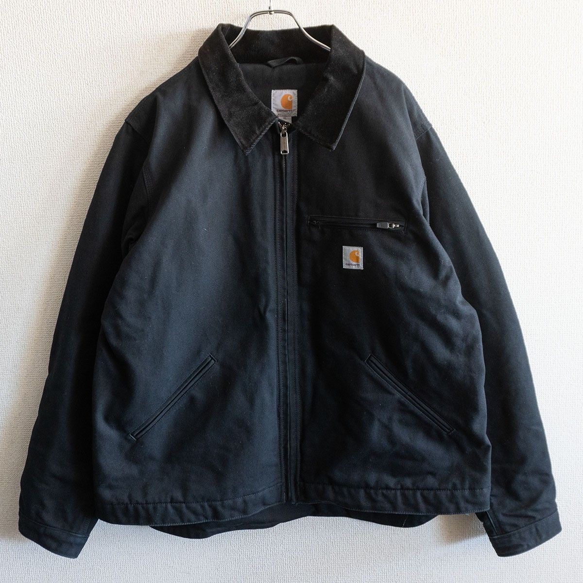 美品】Carhartt【Detroit Jacket デトロイトジャケット】XL ブラック 