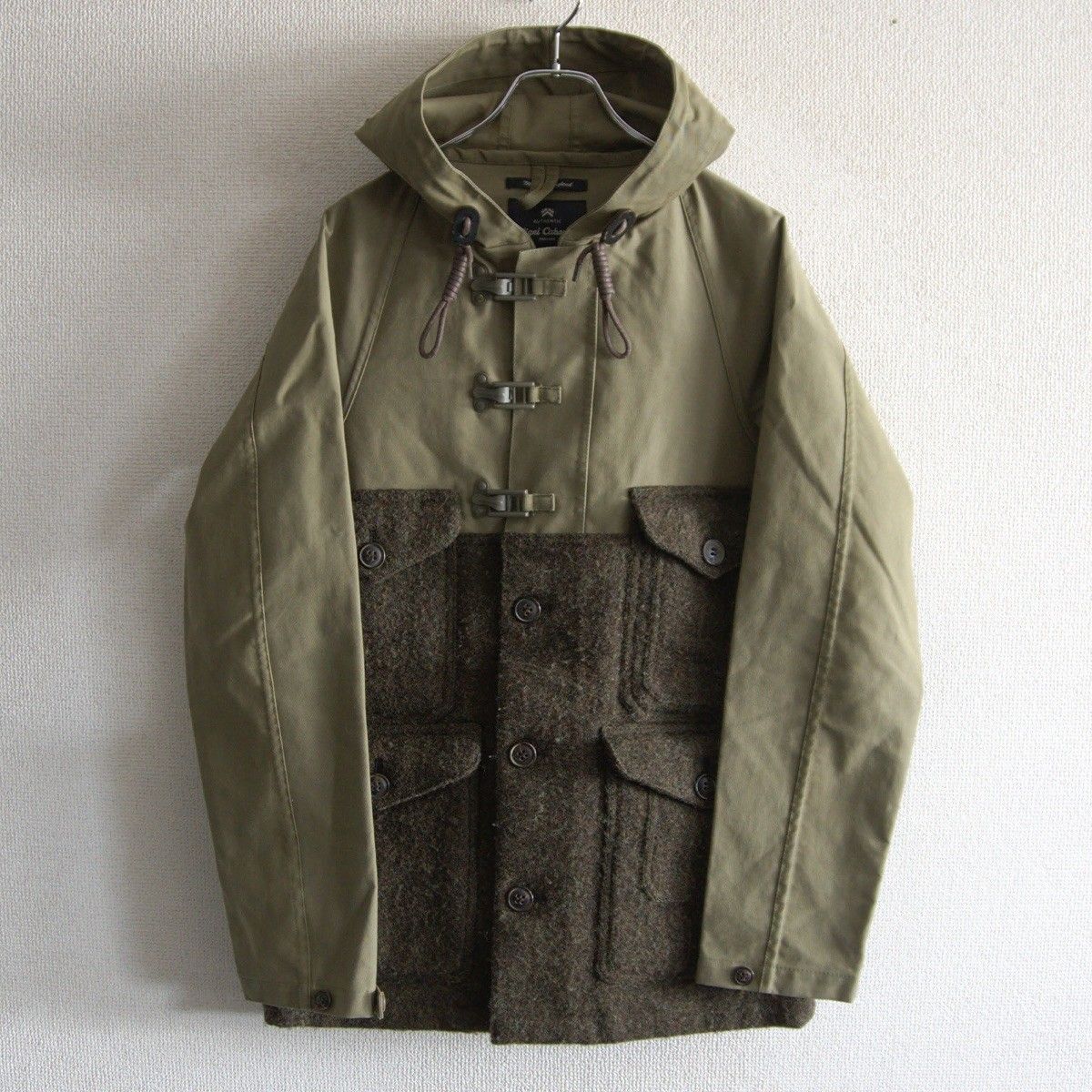 Nigel Cabourn】フード付カメラマンジャケット46ハリスツイード Nigel