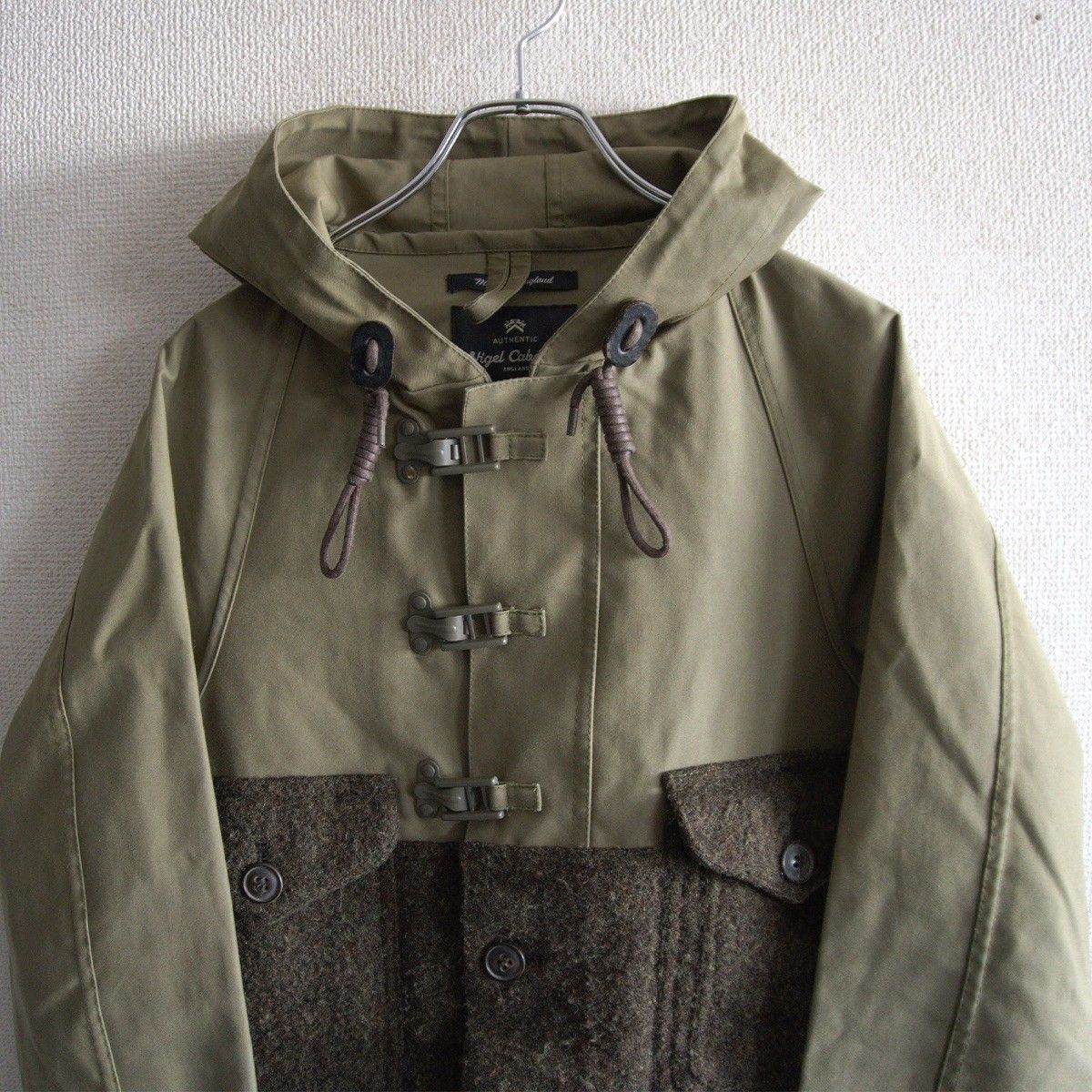 美品】NIGEL CABOURN【カメラマンジャケット 】44 ハリスツイード