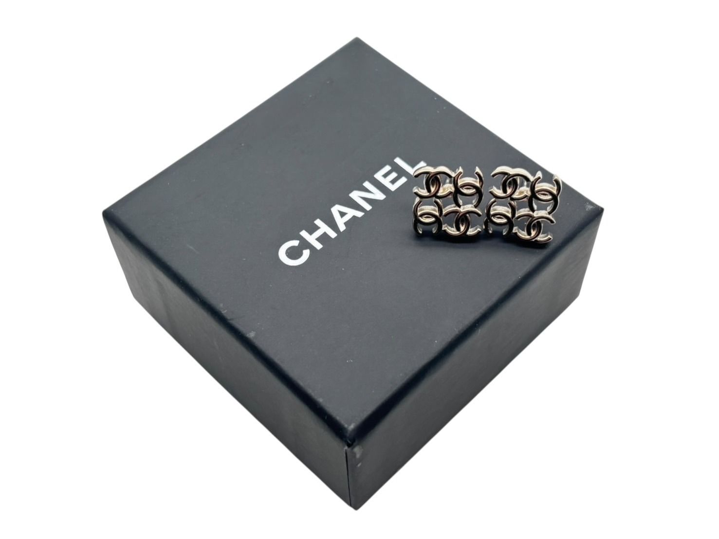 極美品 CHANEL シャネル ココマーク ピアス 重量約5.0g A24B刻印