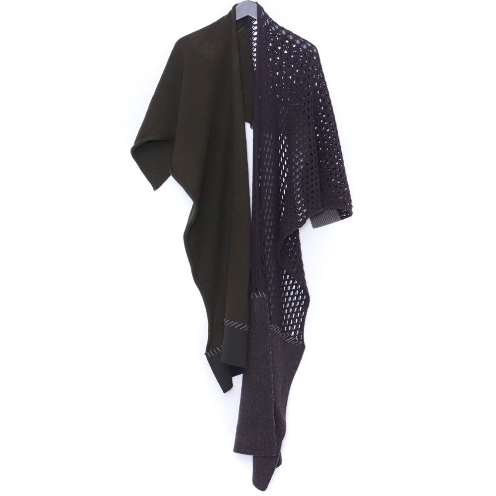 DEVOA ストール カーディガン ブラウン