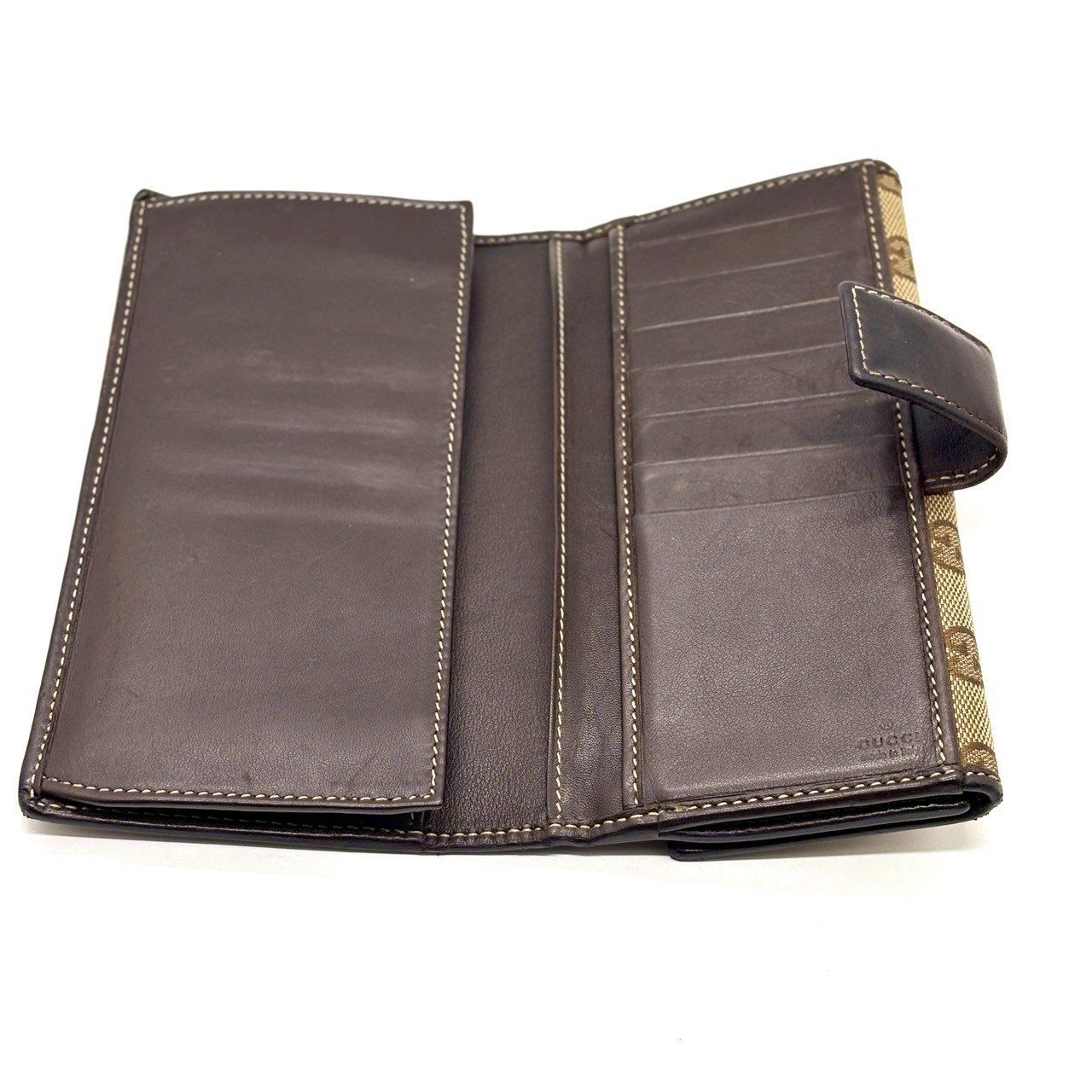 上品さが可愛さを纏う】 GUCCI グッチ 長財布 GGキャンバス