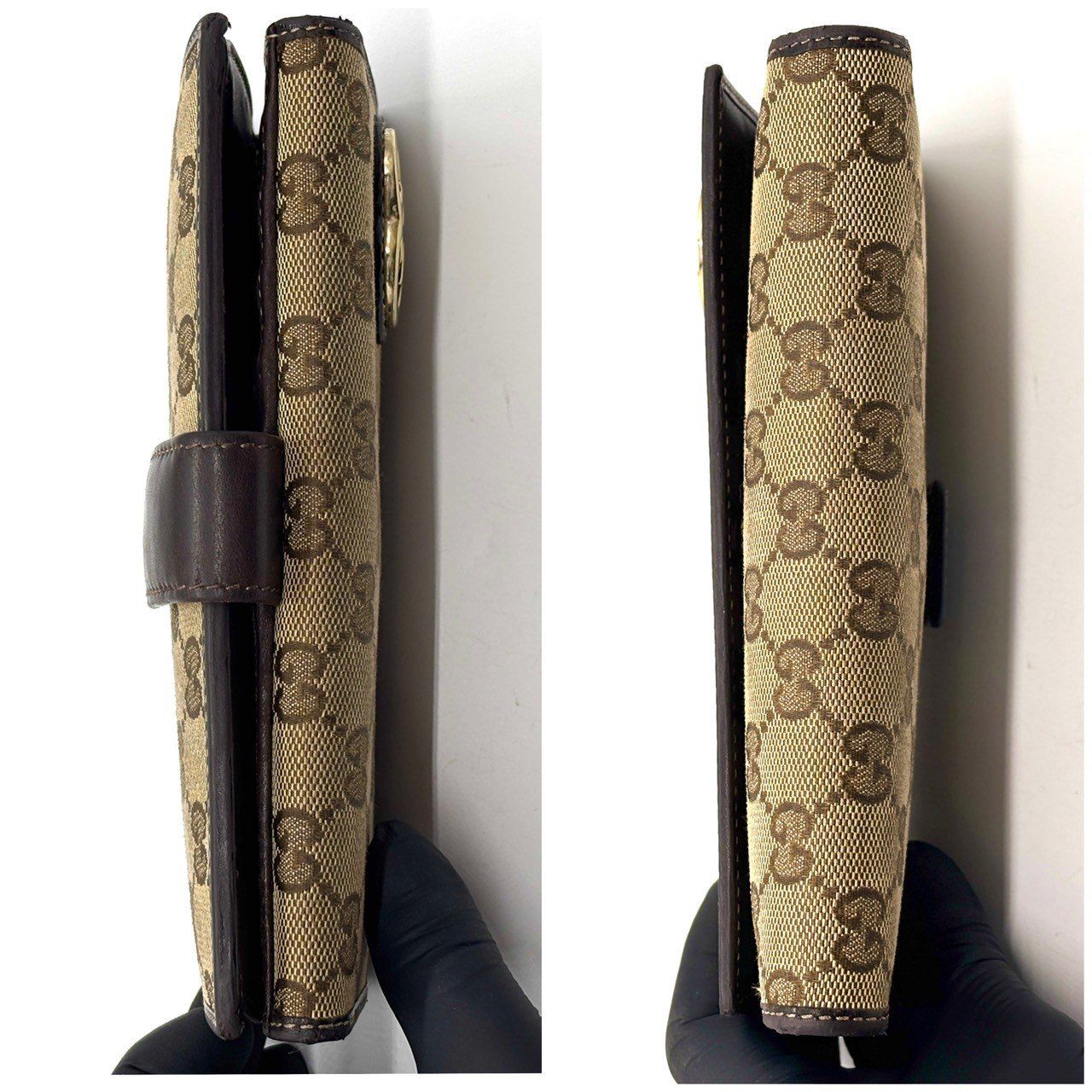 上品さが可愛さを纏う】 GUCCI グッチ 長財布 GGキャンバス