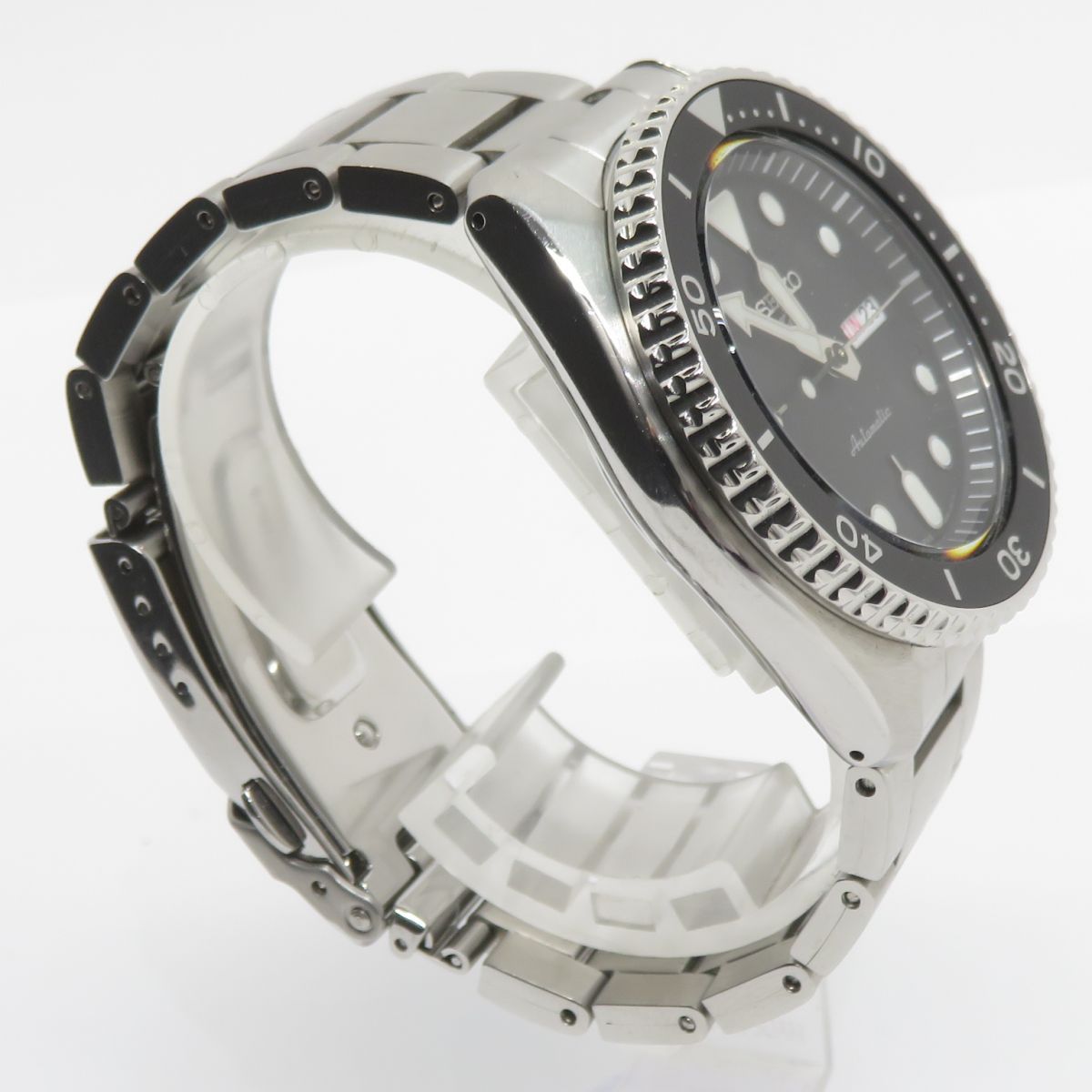 SEIKO セイコー 5スポーツ 4 R 36 07 G 0 裏スケルトン 自動巻き 腕時計