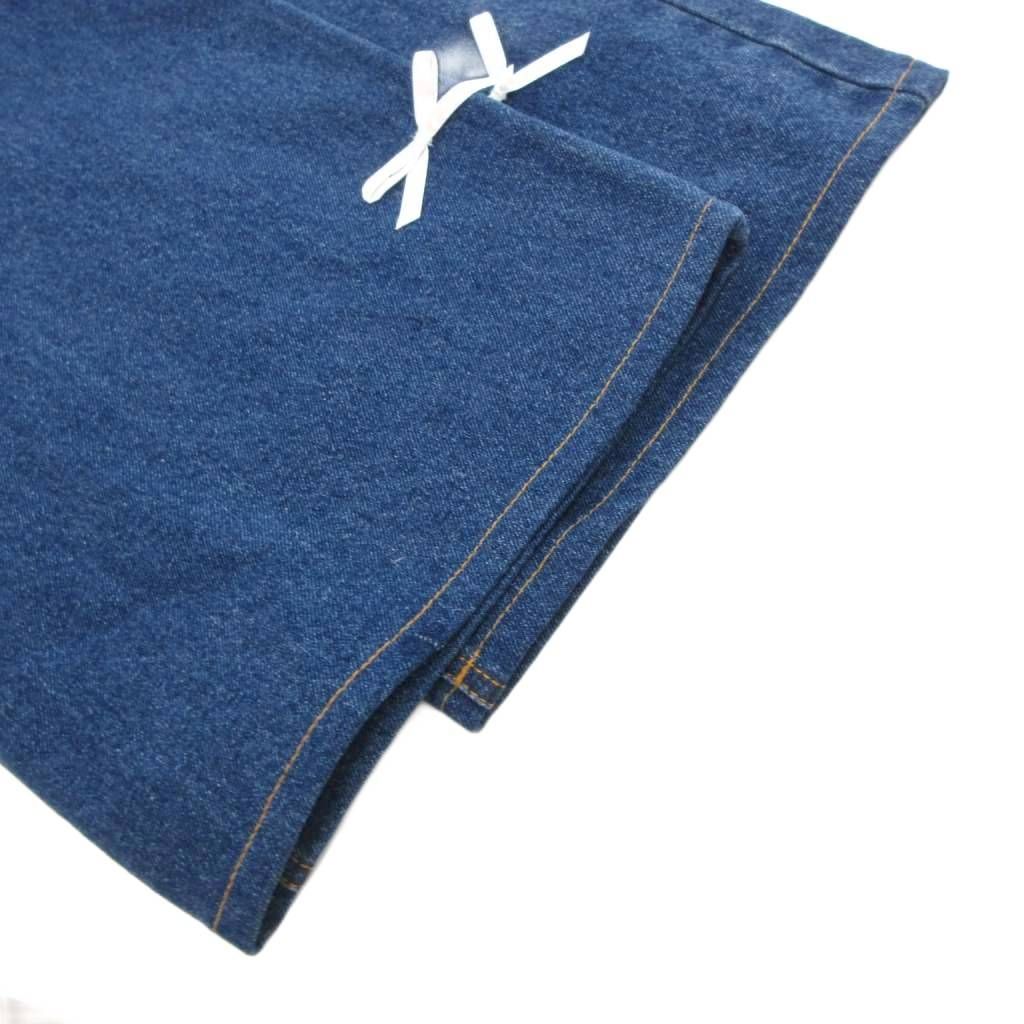 アリソンブラウン ALLISON BROWN 美品 Petit Ribbon Loose Jeans