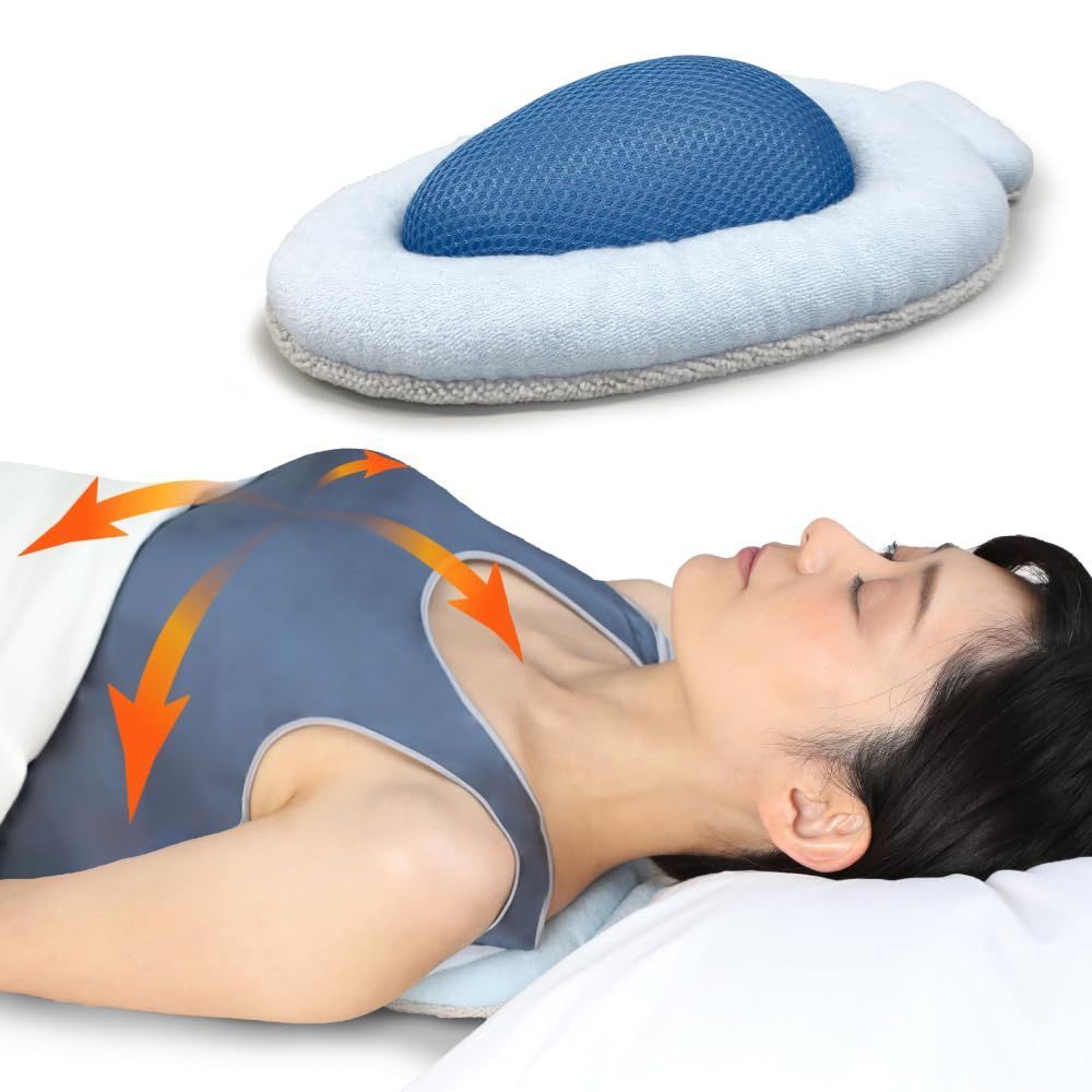 【在庫処分】就寝中に猫背補整 おやすみ猫背枕 寝るだけで胸が広がる枕 猫背:巻き肩:肩こり対策 肩や背中のツラさも翌朝スッキリ 健康運動指導士監修