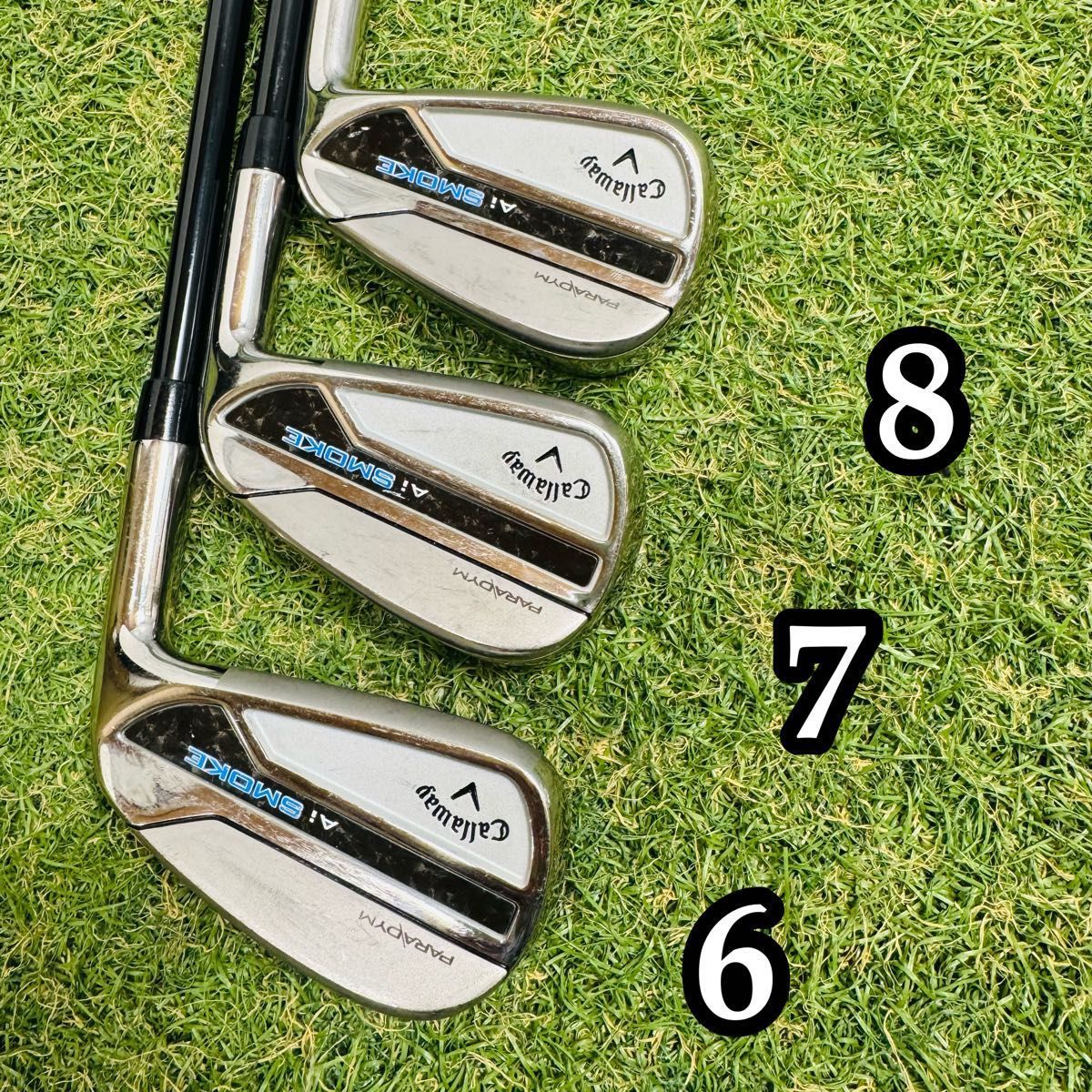 良品】初心者推奨 キャロウェイ Aiスモーク メンズアイアンセット 5本