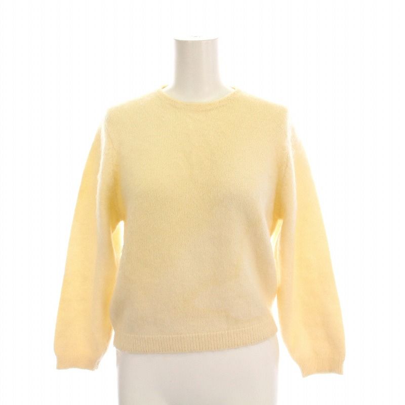 プラダ PRADA ニット セーター クルーネック バックヘンリー モヘア混