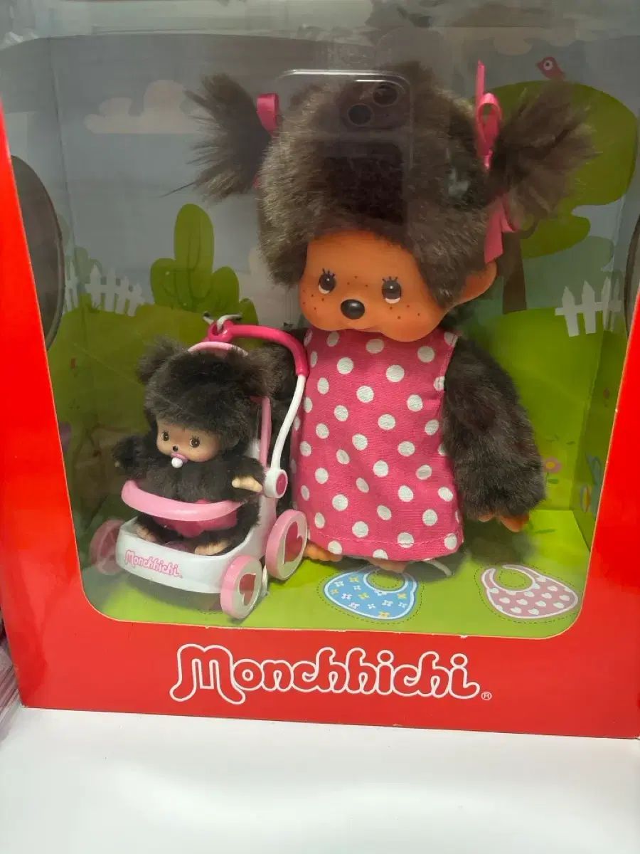 モンチッチママと赤ちゃんピンクMONCHHICHI | ヤマダウェブコム