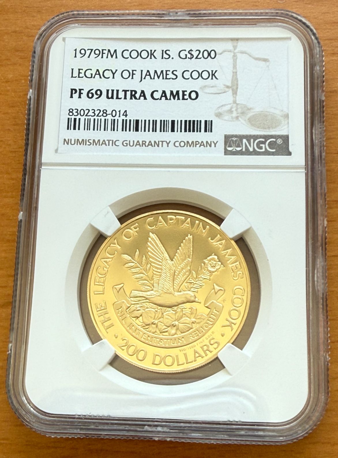 ⭐️セール中⭐️【新品】プラズマクリーム 金銀 各100g クック諸島 1979年 200ドル金貨 NGC PF69UC ジェームズ・クックの遺産