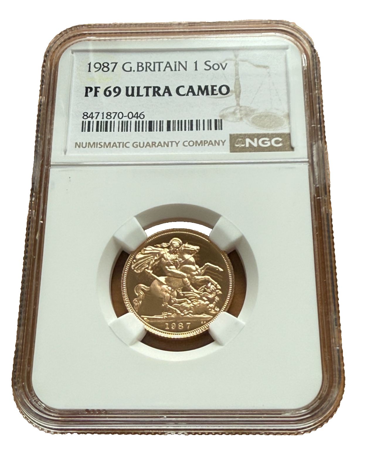 イギリス 1987年 金貨 1枚 ソブリン NGC PF69UC - メルカリ
